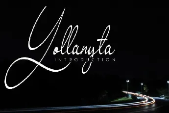 Yollanyta Handwritten font