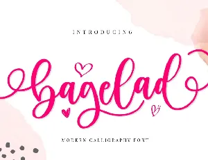 bagelad font