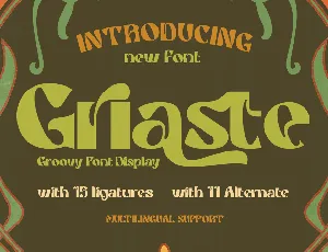 Griaste font