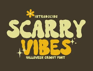 SCARY VIBES font