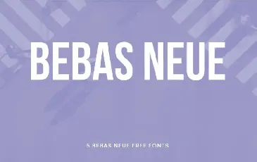 Bebas Neue Family font