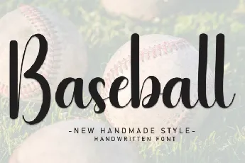 Baseball Script Typeface font