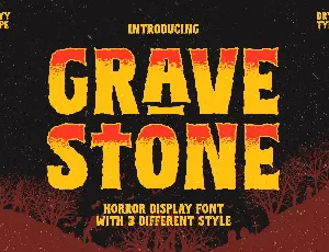 Gravestone font