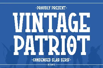 Vintage Patriot font