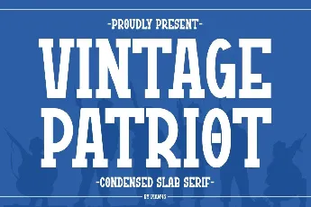 Vintage Patriot font