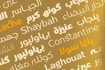 Naveid Arabic DEMO font