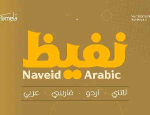 Naveid Arabic DEMO font