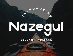 Nazegul Typeface font