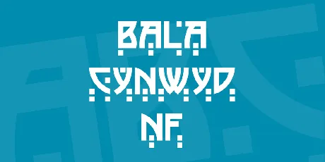 Bala Cynwyd NF font