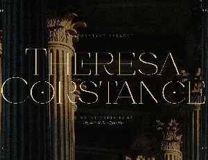 Theresa Corstance font