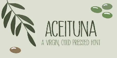 Aceituna font