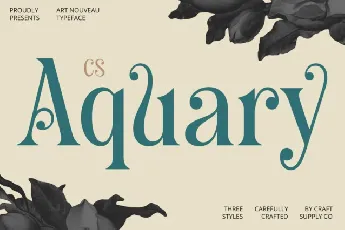 CS Aquary font