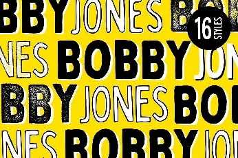 Bobby Jones Family font