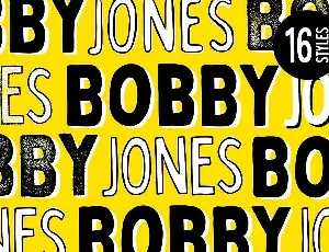 Bobby Jones Family font