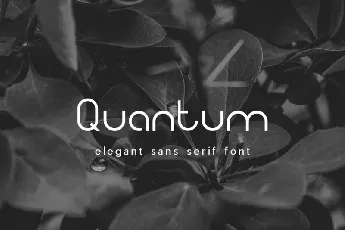 Quantum Sans Serif font