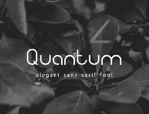 Quantum Sans Serif font