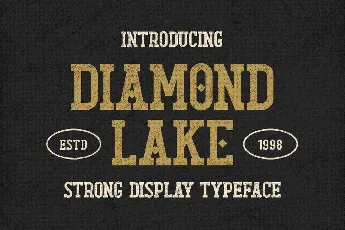 Diamond Lake font