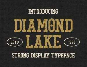 Diamond Lake font