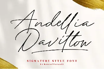 Andellia Davilton font