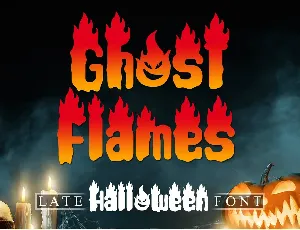 Ghost Flames - Personal Use font