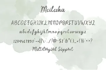 Meilesha font