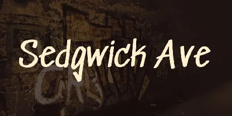 Sedgwick Ave font