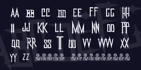 NekroKids font