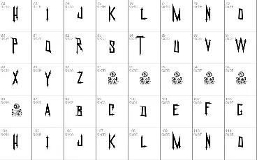 NekroKids font