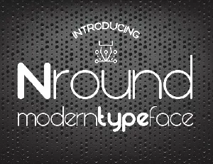 Nround Family font