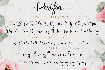 Perisha font