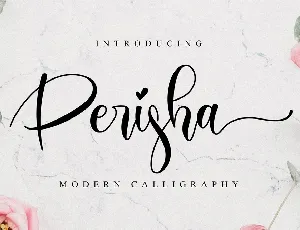 Perisha font