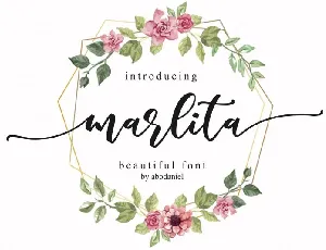 Marlita Script font