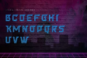 Neon Hero - Demo Version font