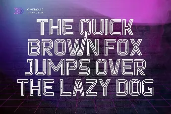 Neon Hero - Demo Version font