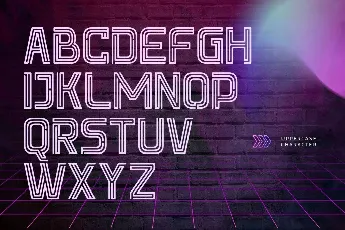 Neon Hero - Demo Version font