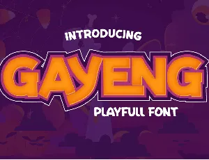 GAYENG font