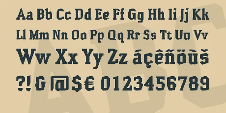 Hammerhead font