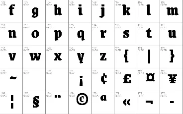 Grenze font