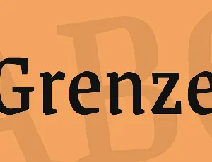 Grenze font