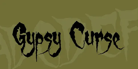 Gypsy Curse font