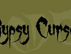 Gypsy Curse font