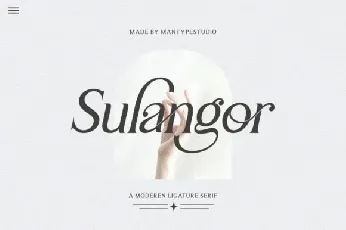 Sulangor Family font