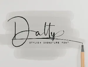 Dalty font