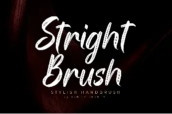 Stright font