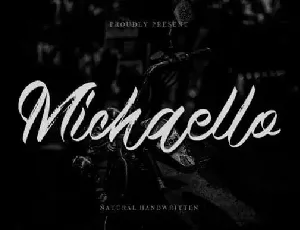 Michaello Brush font