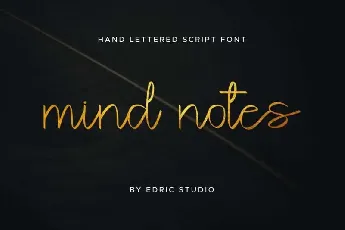 Mind Notes Handwritten font