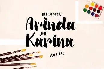 Arinda Brush font