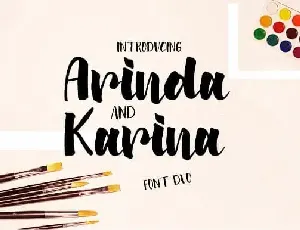 Arinda Brush font