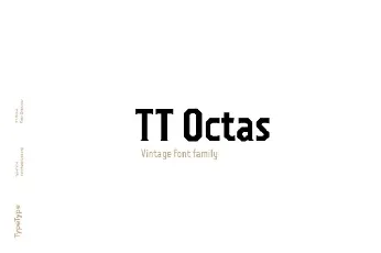 TT Octas Family font