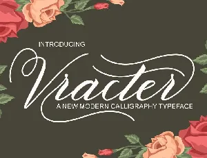 Vracter Script font